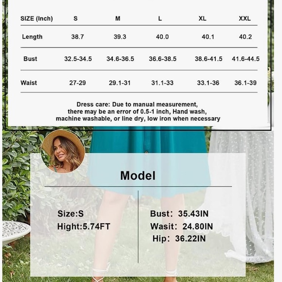 Palm Print MIDI Dress size small with cutout and pockets!! - Picture 4 of 4